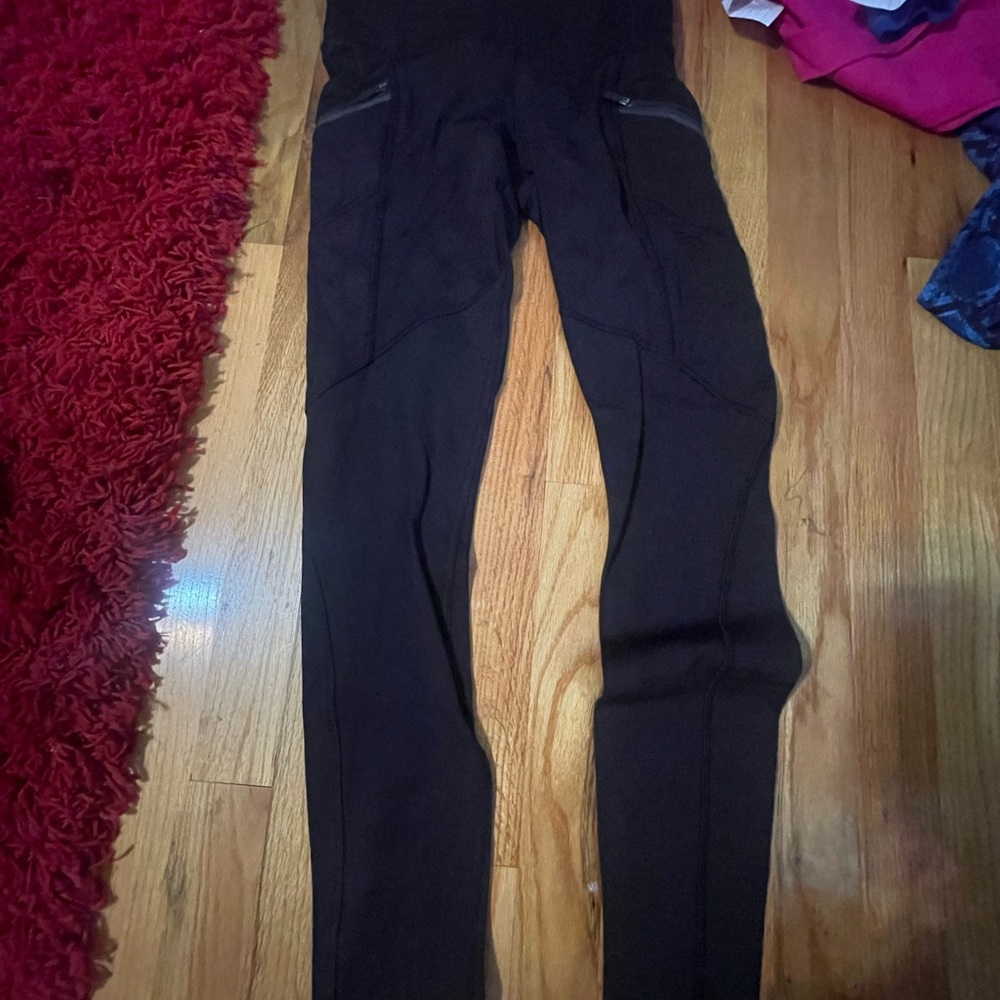 Lululemon Athletica Black Leggings high waste 27in inseam
